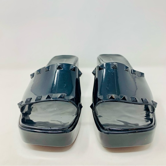 Madden Girl Paccer Studded Platform Sandal Black Size 10 - Picture 3 of 9